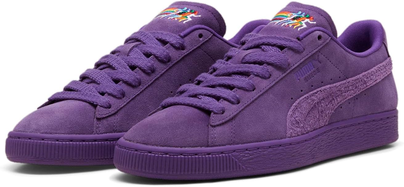 【未使用品】PUMA LOVE SUEDE WNS　25cm Shop Blue Mens Puma Suede Brand Love II Lace Up Sneakers