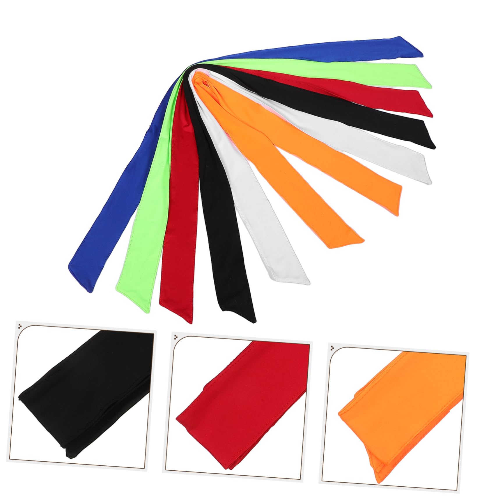 Beaupretty 24pièces Bandeau de Course Anti-Transpiration Bandeaux de Sport Respirants Bandeaux Unisexes à Nouer Contrôle Sueur Maintien Sûr et Confortable