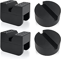 Vista 1 de Almohadillas para gato TONDA, protector universal de riel de goma con soldadura de pellizco, adaptador ranurado para soporte de gato y gato de piso