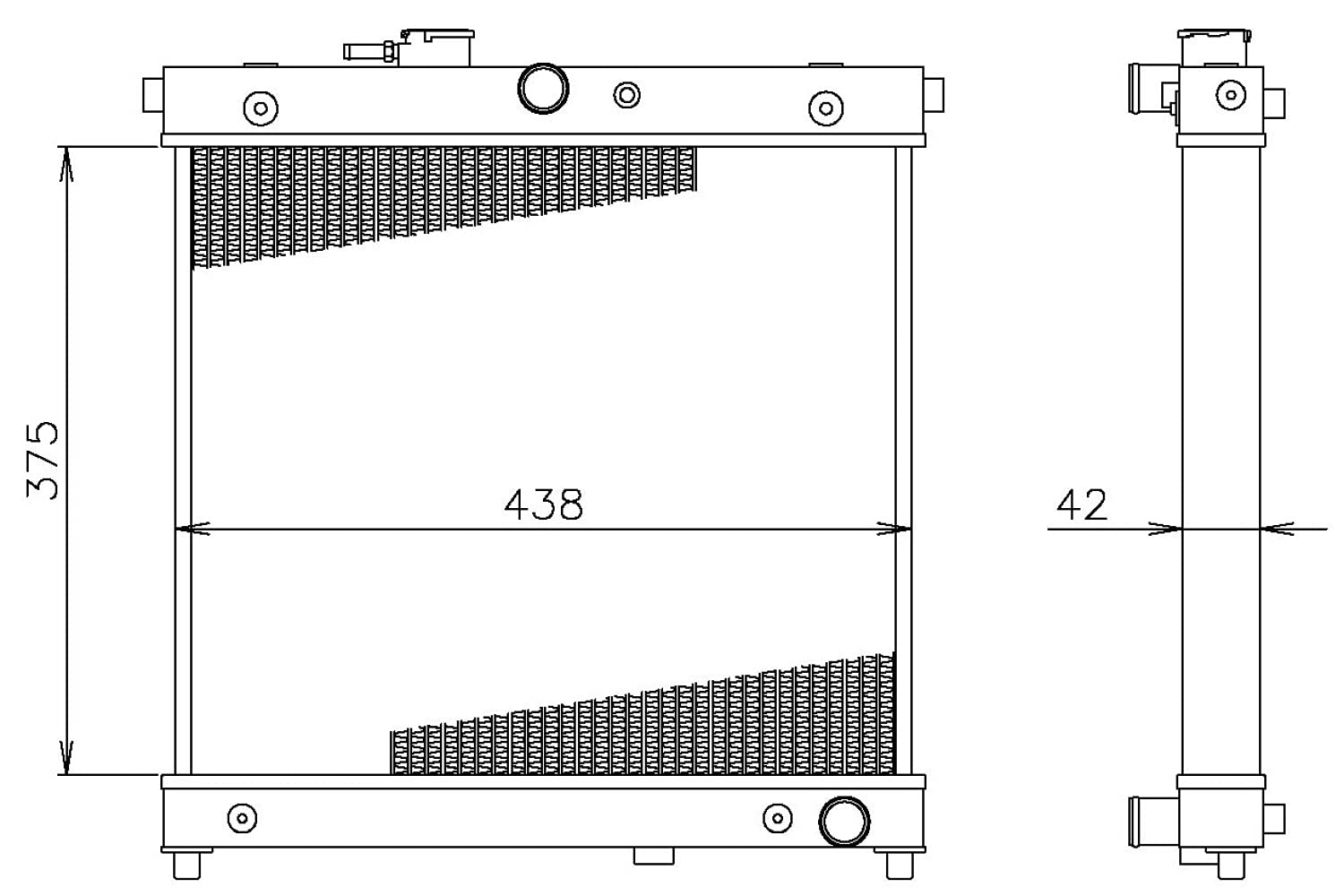 ジムニー jb64w jb74w MT車用　グレッティ　アルミラジエター トラスト TRUST GReddy アルミラジエターTW-R ジムニー JB64W