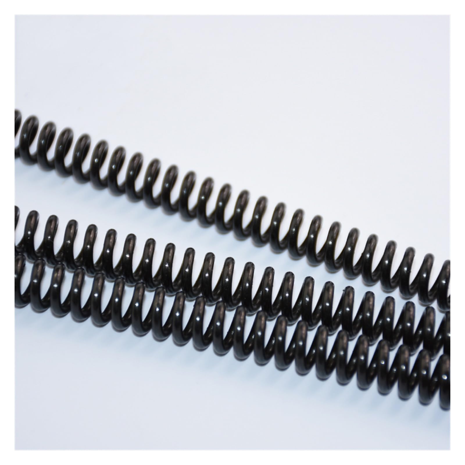5pcs Czarny typ Y Rodzaj Sprężyny Mangan Stalowe ciśnienie Drutka o średnicy zewnętrznej o długości 6-15 mm 305 mm