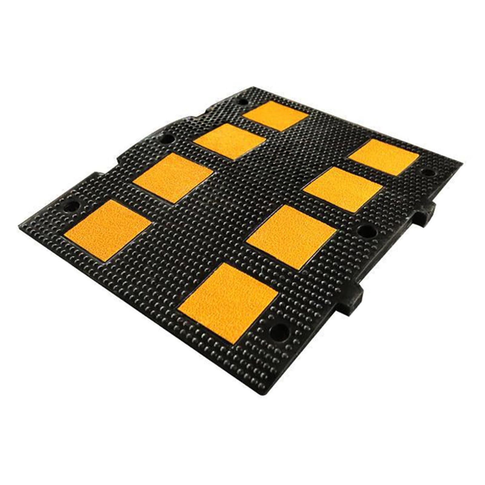 Rubber Speed Bump,Rubber Threshold Ramp Pad School Entrance,23.62