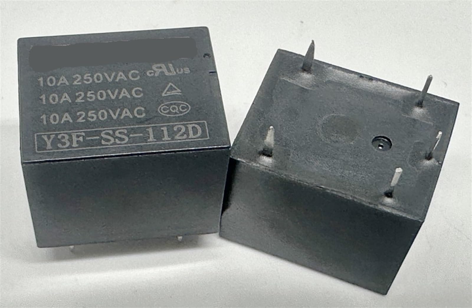 Relé de 5 pines Y3F-SS-112D 12V componente electrónico T73-1C-10A interruptor PCB 4