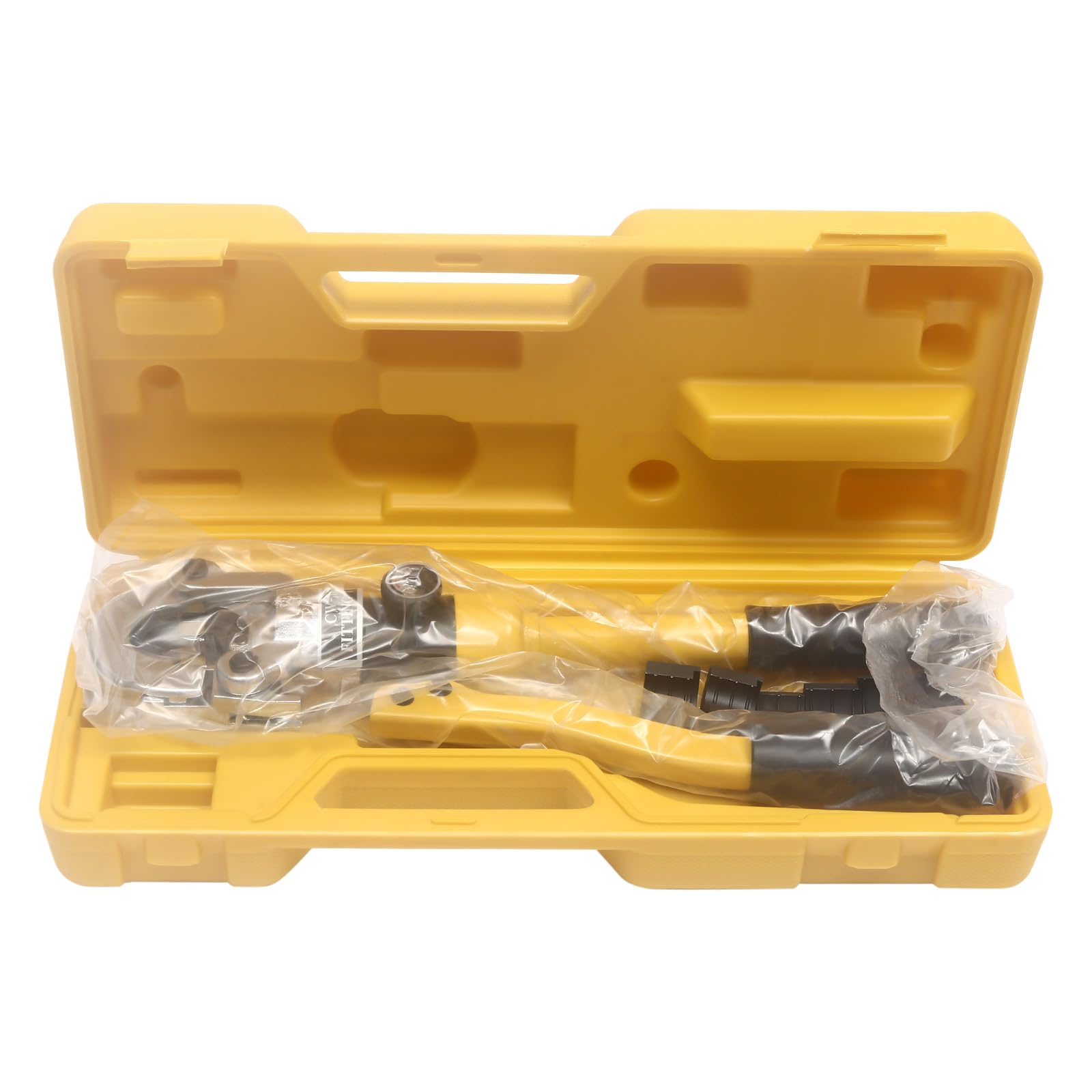 8t - Pinza idraulica per tubi 16-32 mm, con 4 accessori, utensili professionali in acciaio Cr40, ergonomica
