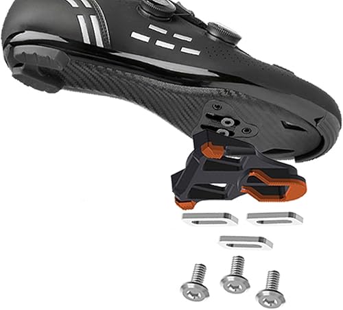 Miniatura 5 de Pedales de clip de bicicleta de carretera, pedales de ciclismo de carretera sin clip con tacos compatibles con SPD-SL