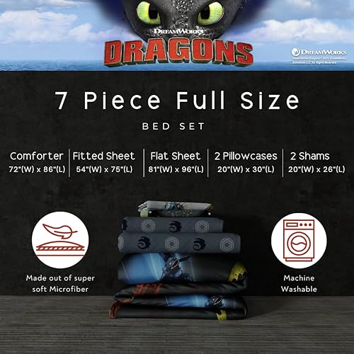 Miniatura 212 de Franco - Juego de edredón y sábanas supersuaves con funda, para niños, 7 piezas, tamaño matrimonial, Five Nights at Freddy's Cinco noches en Freddy's