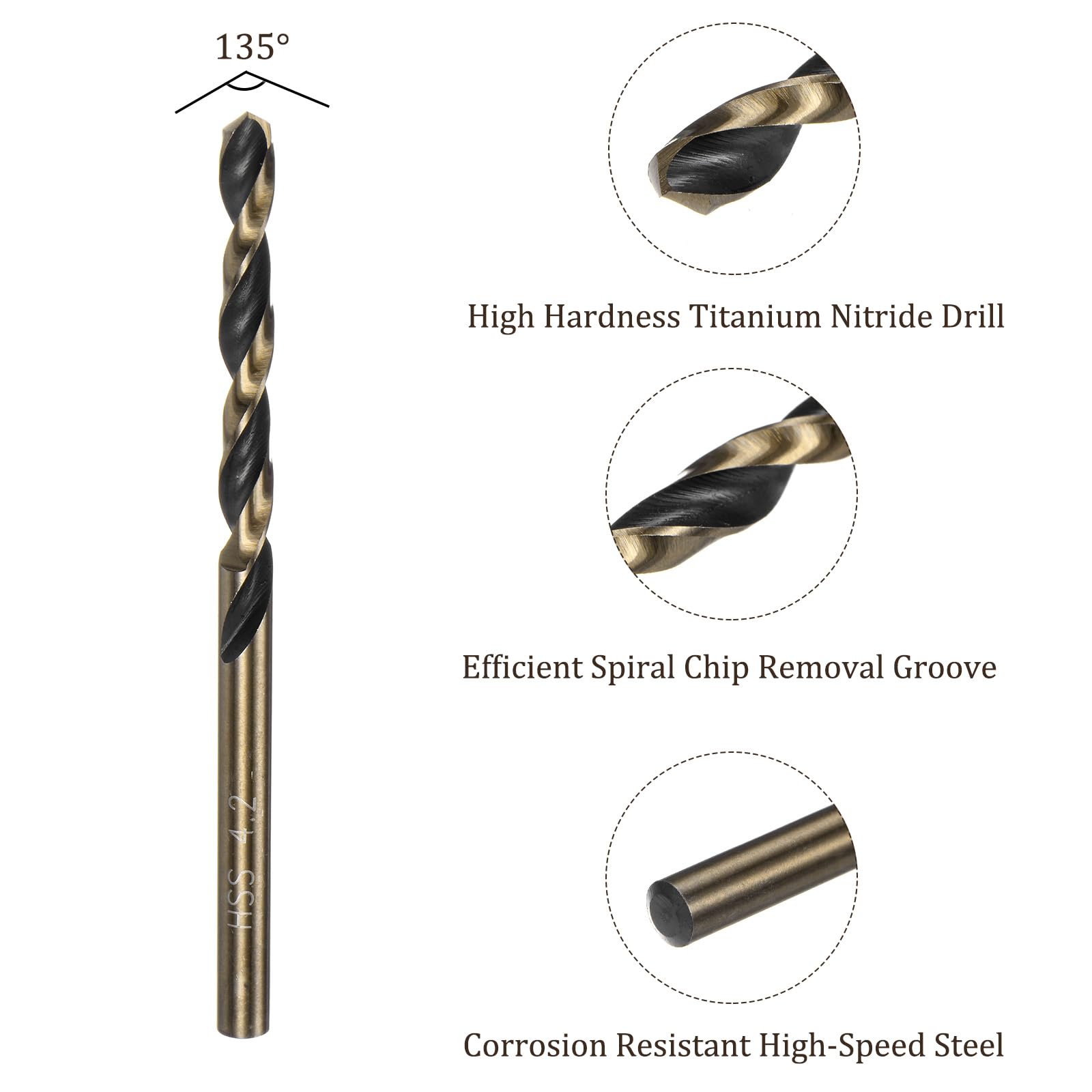Kozelo 5PCS Twist Drill Bit - Image 2