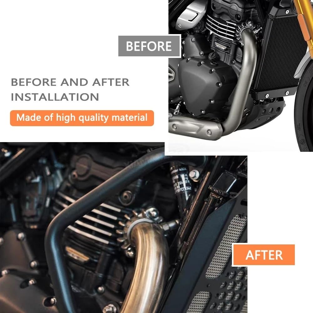 bloków zderzaka Pasuje do Speed ​​400 Scrambler 400X Speed400 2024-2025 rama motocykla zderzak ochronny listwa antykolizyjna Gmoli Motocyklowych