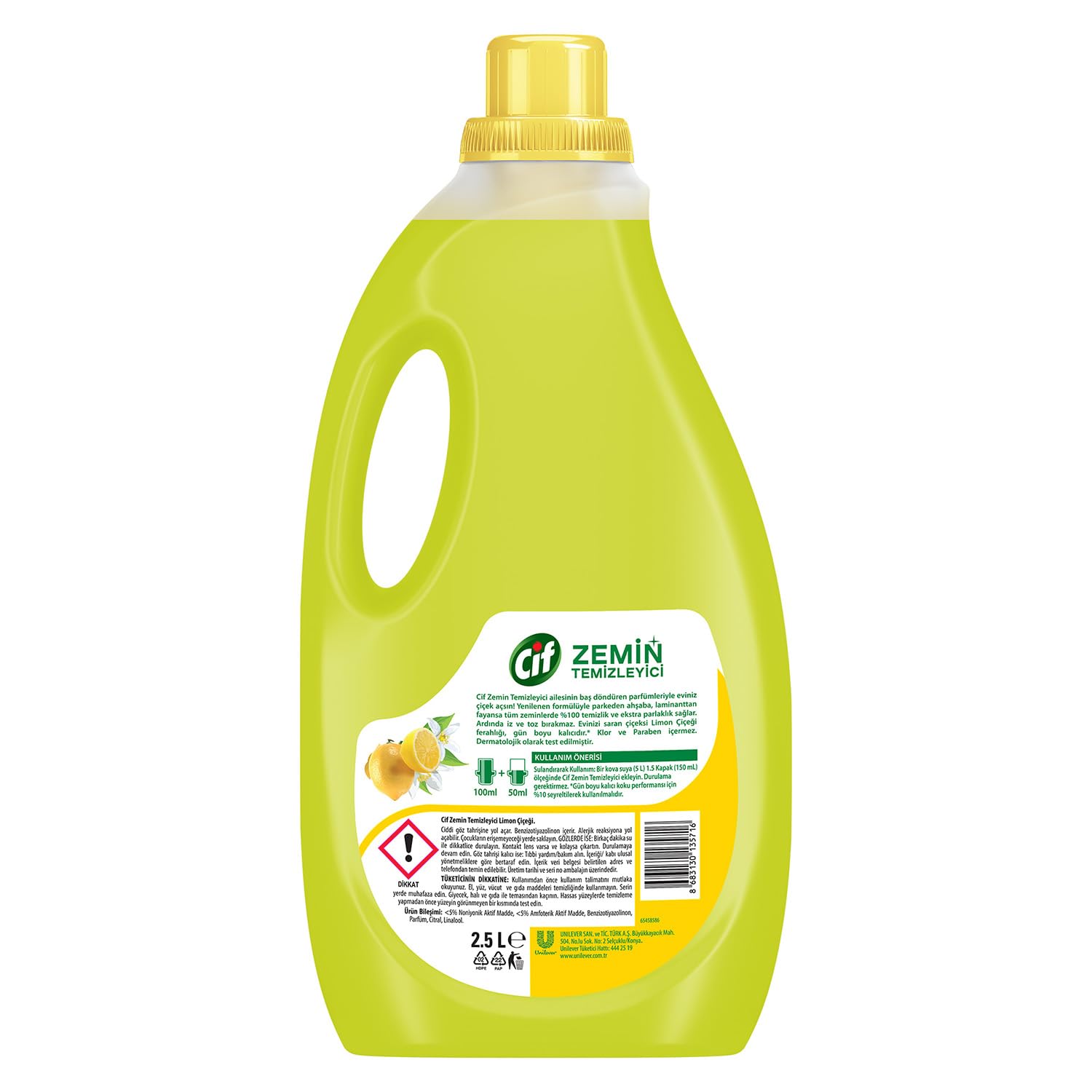 Cif Zemin Temizleyici Limon Çiçeği 2500 ml