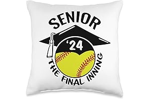 Softball Senior 2024: The Final Inning Throw Pillow