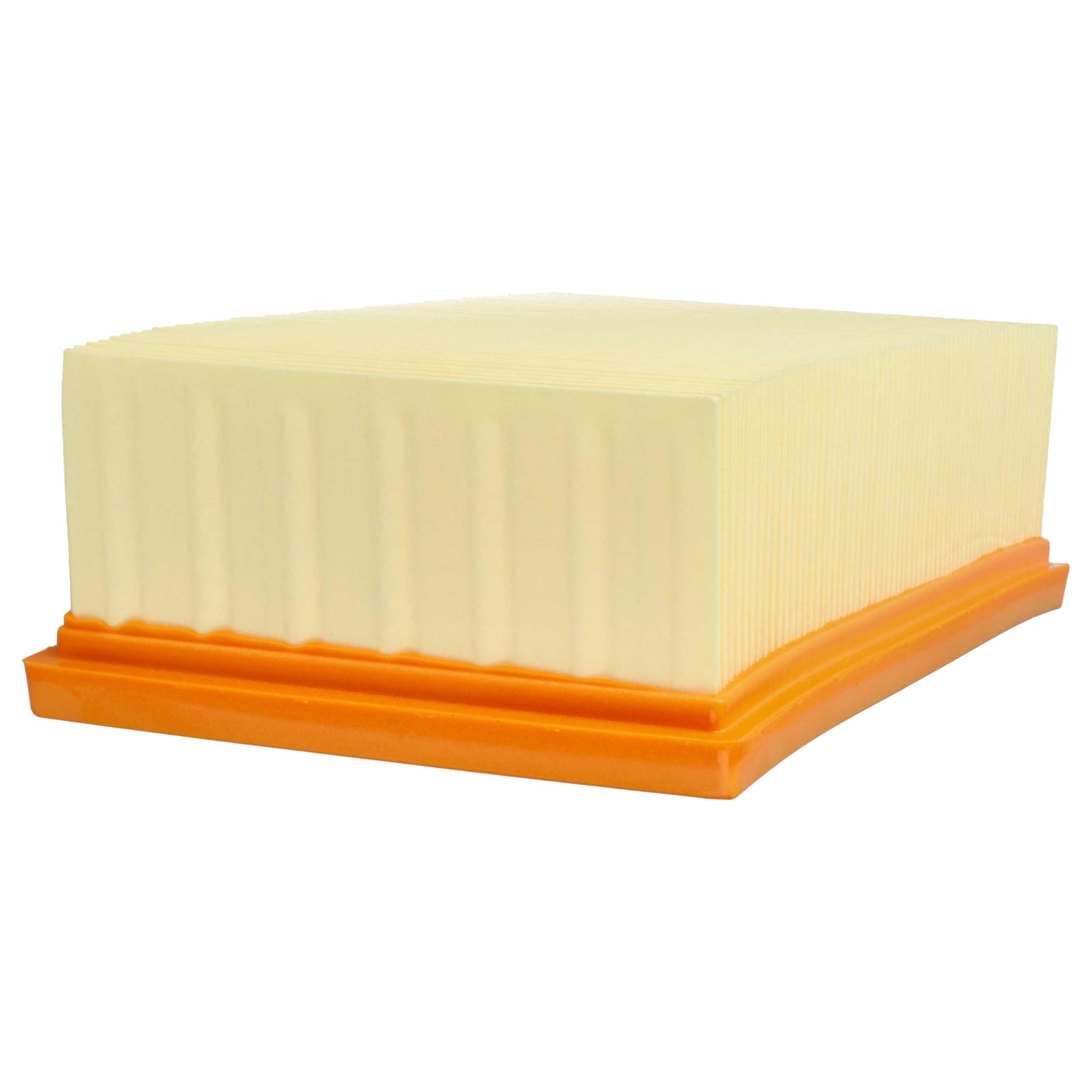 vhbw 5x filtro a pieghe piatte compatibile con Kärcher 3501, 3500, 3500E, 2000TE, 2000E aspirapolvere - Elemento filtrante