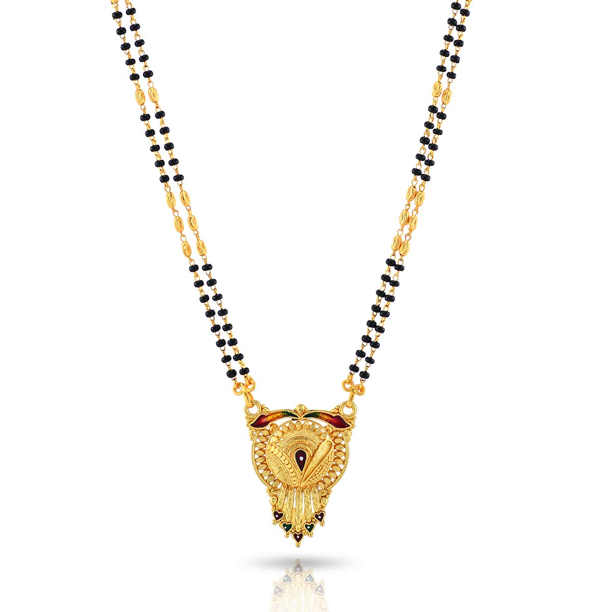 CHARMS Dazzling Gold Plated Traditional Mangalsutra For Women (B07QDD4QKD) Amazon Price History, Amazon Price Tracker