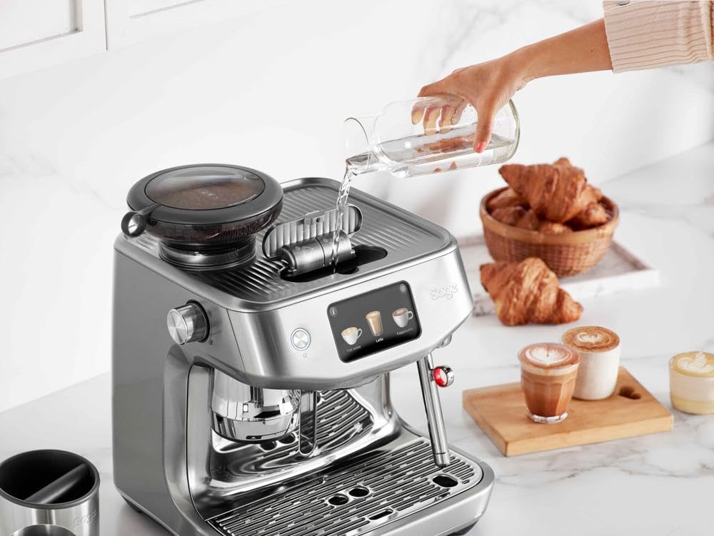 Sage Oracle Jet, Cafetera Automática con Molinillo, Acero Inoxidable | Molienda, Dosificación & Apisonado Automáticos, Doble Caldera, Portafiltro de 58 mm, Control LCD Intuitivo