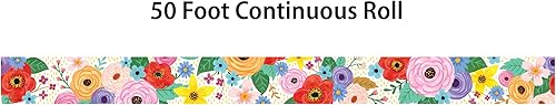 Miniatura 8 de Teacher Created Resources Wildflowers - Borde enrollado recto  50 pies  Decora tablones de anuncios, paredes, escritorios, ventanas, puertas,