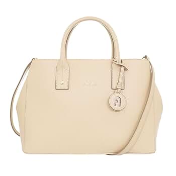 極美品●フルラ　リンダ　2way　ハンドバッグ　アーチロゴ　チャーム　レザー　茶 fu-furla108_1.jpg