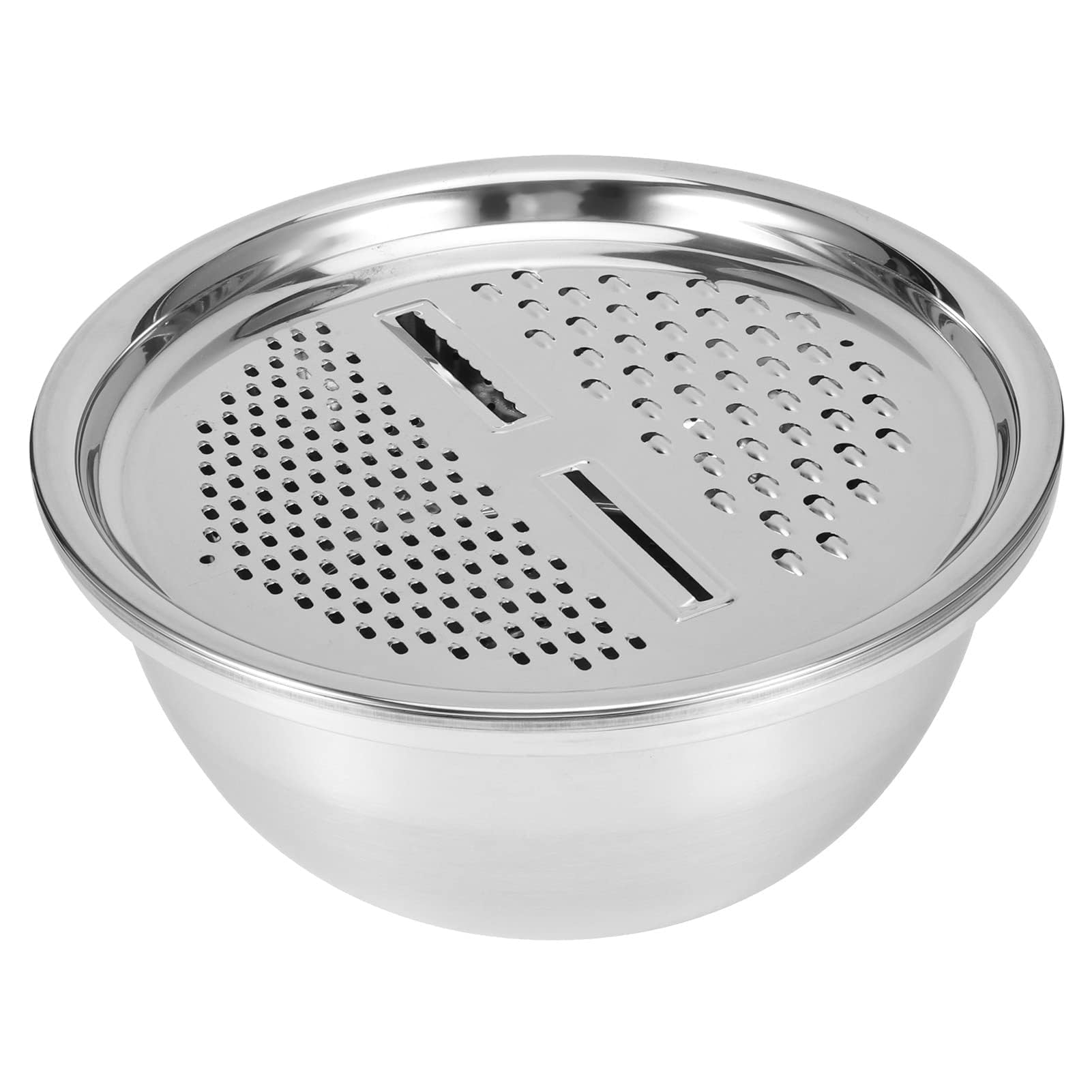 Passoire panier égouttoir 3 en 1 en acier inoxydable avec râpe de cuisine cuisine