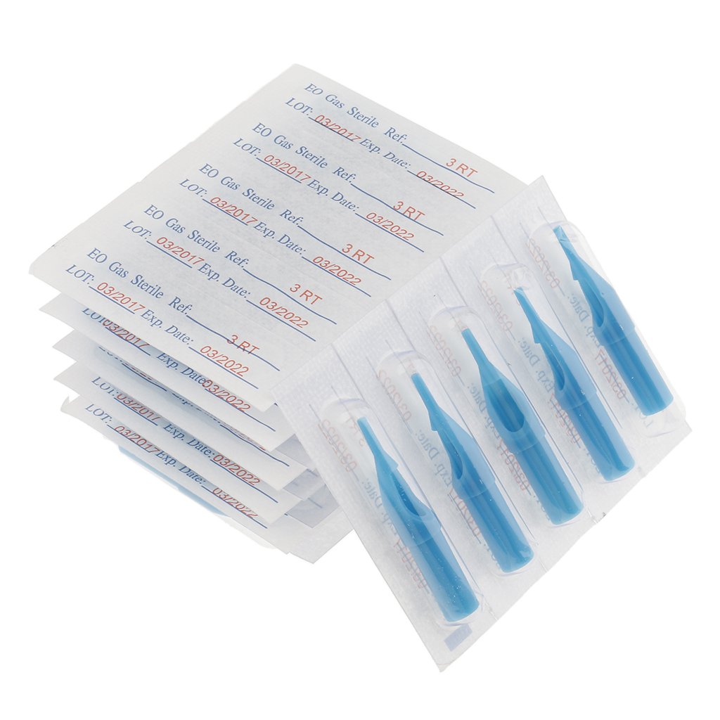 Pro 50 Pieces Sterile Nozzle Tips Needle Tube Pick 3RT|Health & Beauty | Tattoos & Art | Supplies-picture-41