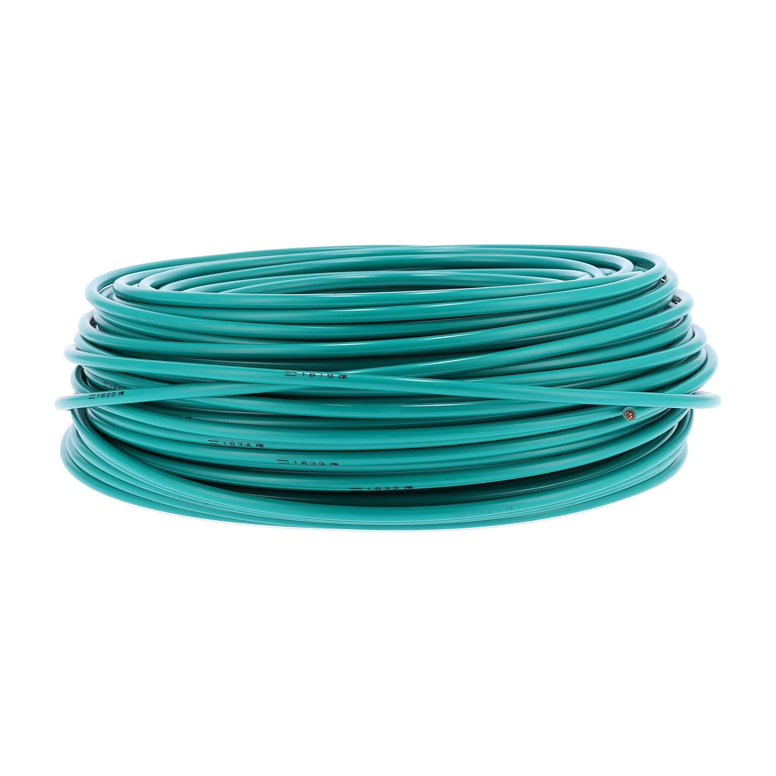 Cable Eléctrico, Cable Eléctrico de 100 M, Funda de PVC Verde Flexible, Área de Sección Transversal de Núcleo de Cobre único 10 Milímetros Cúbicos, Cable, Cables Eléctricos