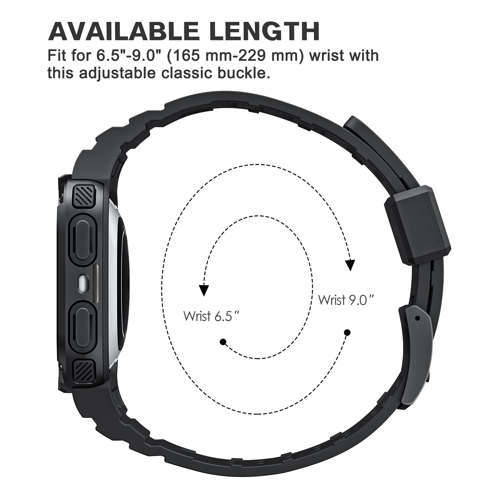 Fintie Paski z etui kompatybilne z Fitbit Versa 4/3 / 2/1 / Versa Lite/Fitbit Sense 2 / Sense, etui ochronne, pasek sportowy, dla mężczyzn
