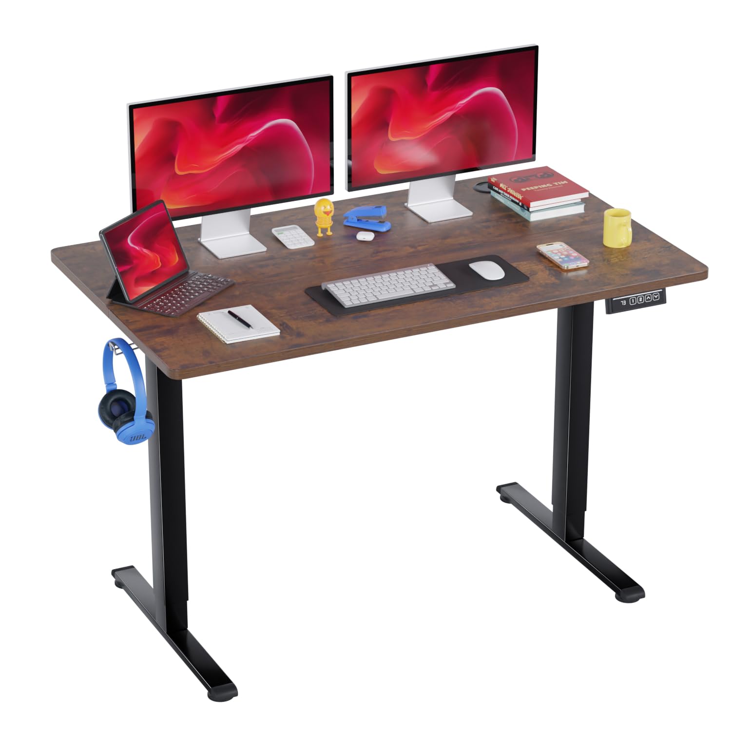 事務用desk BestOffice 39'' Z-Shaped Ergonomic Gaming Desk with