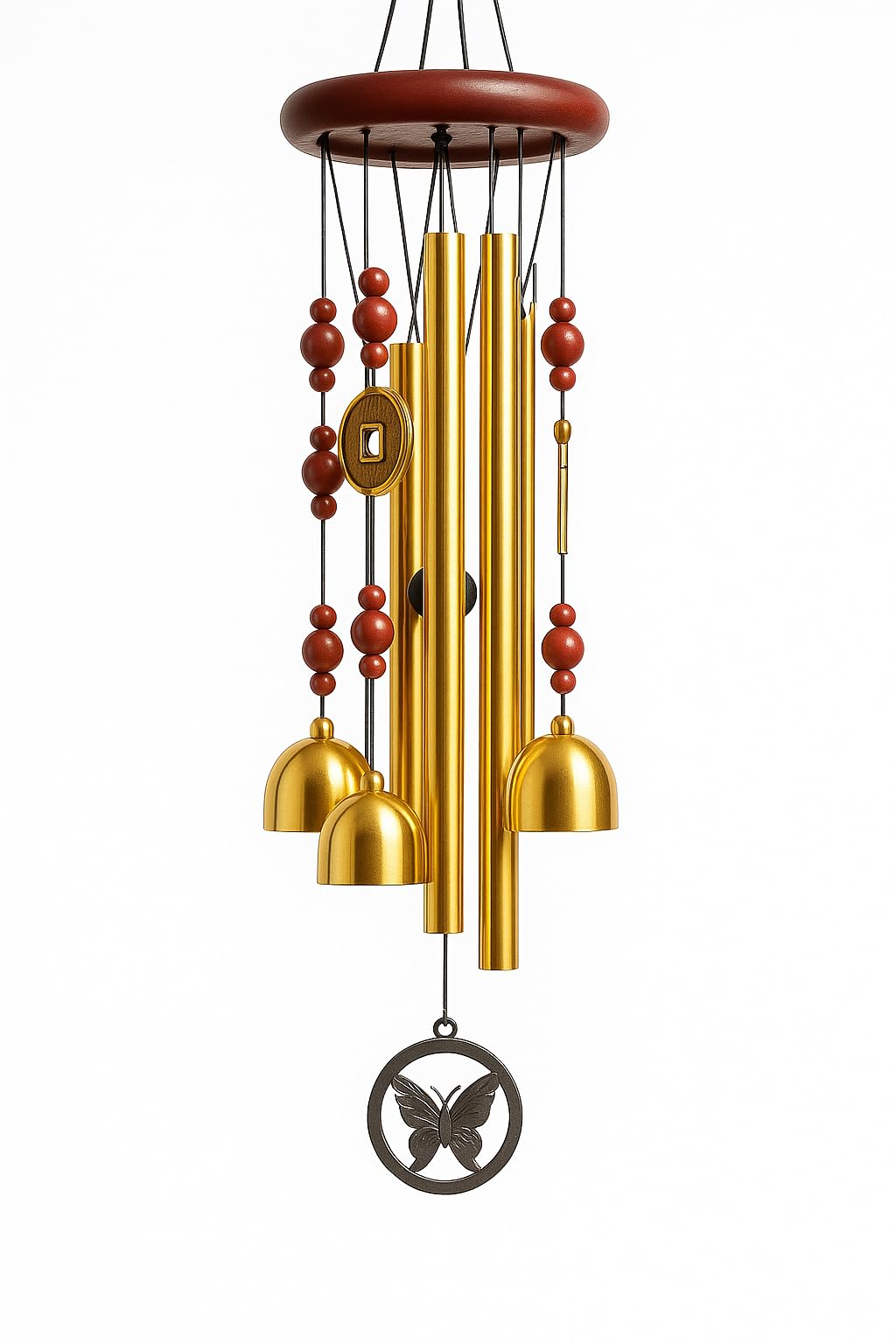 Craft Mshopr Metal Wind Chime for Balcony & Outdoor – 15 Inch Multicolor Hanging Chime for Garden, Patio & Home Décor – Soothing Sound, Decorative Metal Bells-image-14