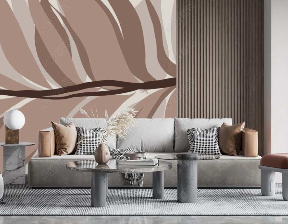 Papier peint intissé feuilles pour masquer les défauts du mur - 3