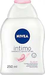 NIVEA Sabonete Líquido Íntimo Suave 250ml - Mantém o ph natural, com extrato de camomila, limpeza suave, sem corantes, testado dermatologicamente e ginecologicamente