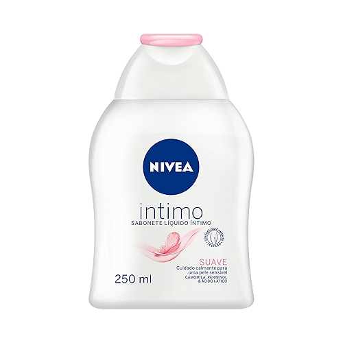 NIVEA Sabonete Líquido Íntimo Suave 250ml, Limpeza Delicada, Mantém pH Natural, Extrato de... NIVEA Sabonete Líquido Íntimo Suave 250ml, Limpeza Delicada, Mantém pH Natural, Extrato de...