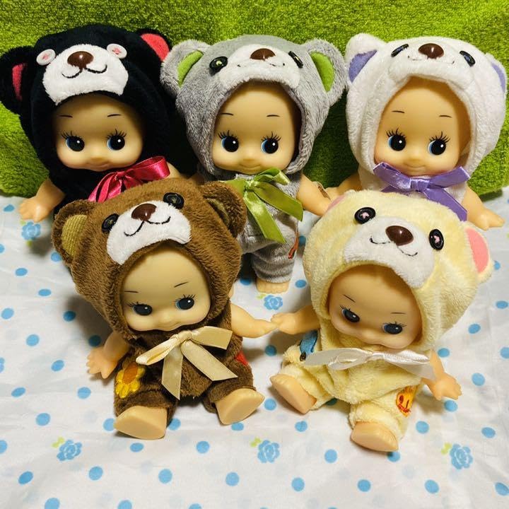 Amazon.co.jp: キューピー×クマ ぬいぐるみマスコット 着ぐるみ人形 全 