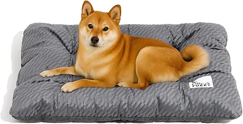 Miniatura 14 de FUNNY FUZZY Cama lavable para perros tamaño XL para perros extragrandes, tapete plano reversible de felpa para perro, almohadas, suave y cómoda,