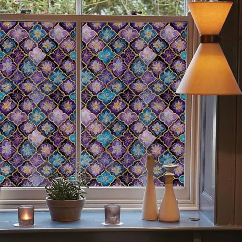 Vinilo Decorativo para Ventanas 15.7x118in Azul Lavanda miniatura 3