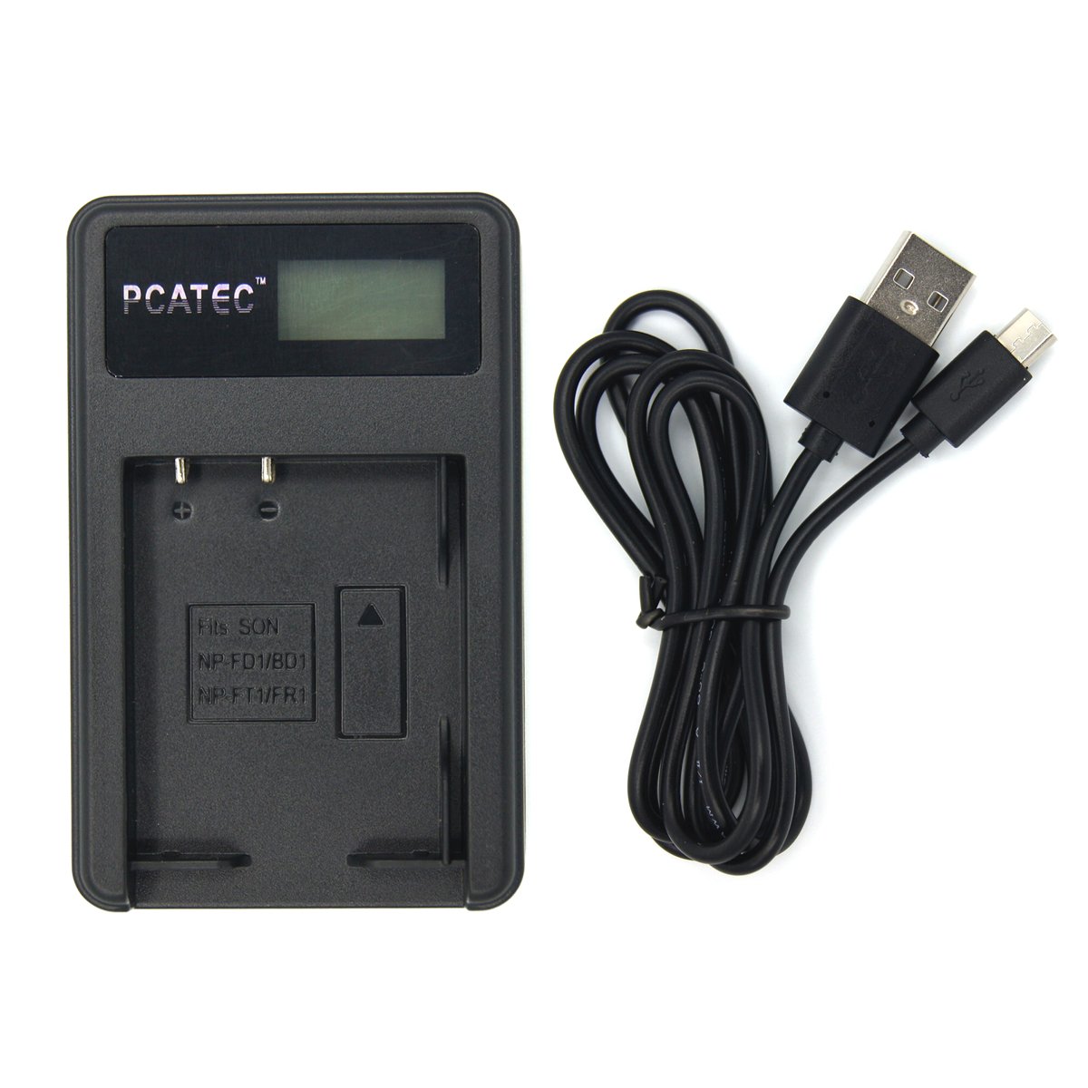 Amazon | 【PCATEC】 SONY NP-BD1/ NP-FT1対応新型USB充電器☆LCD付4 