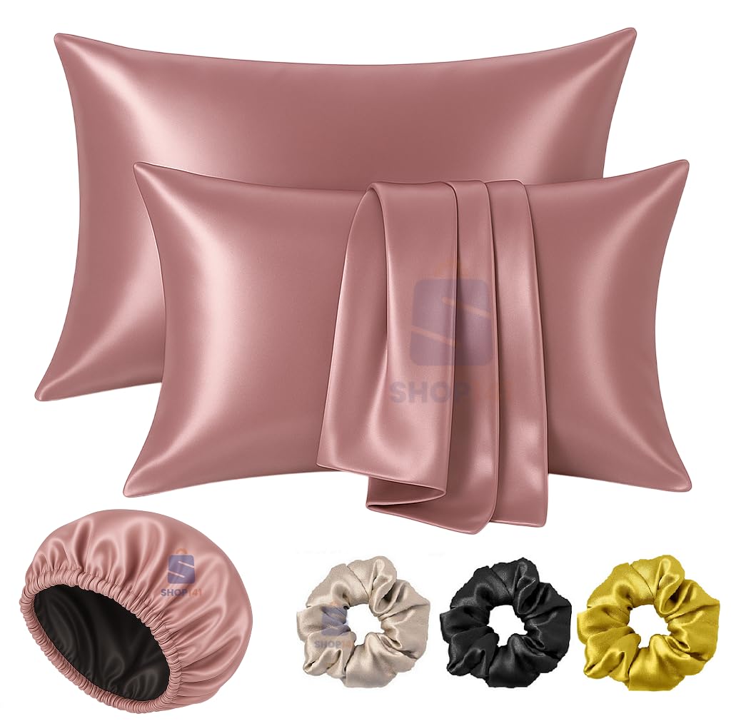 Satin Silk Pillow Cover Set - Hair & Skin Protection -23