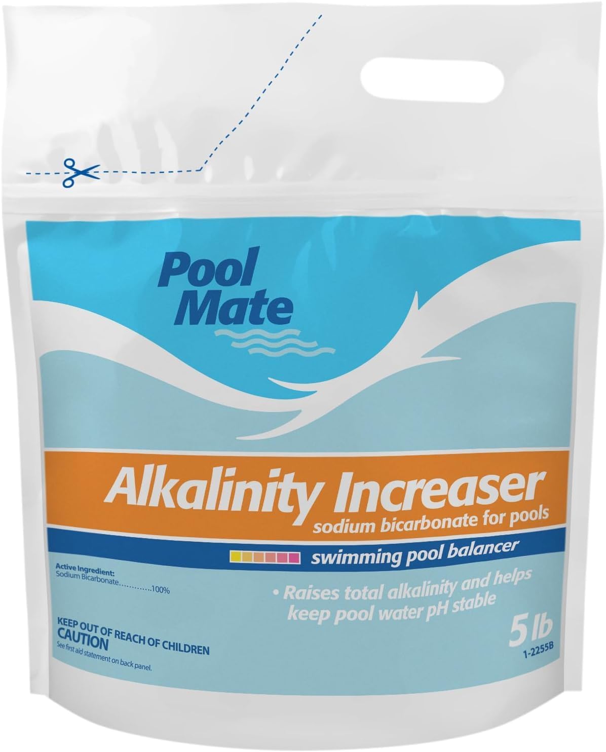 Pool Mate 25-Pounds Premium Alkalinity Increaser for Swimming Pools, 100% Sodium Bicarbonate