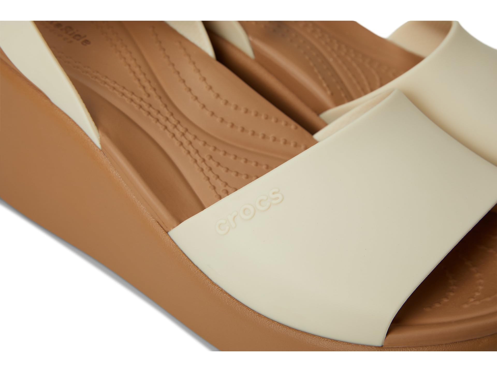 Crocs レディース ブルックリン アンクル ストラップ ウェッジサンダル