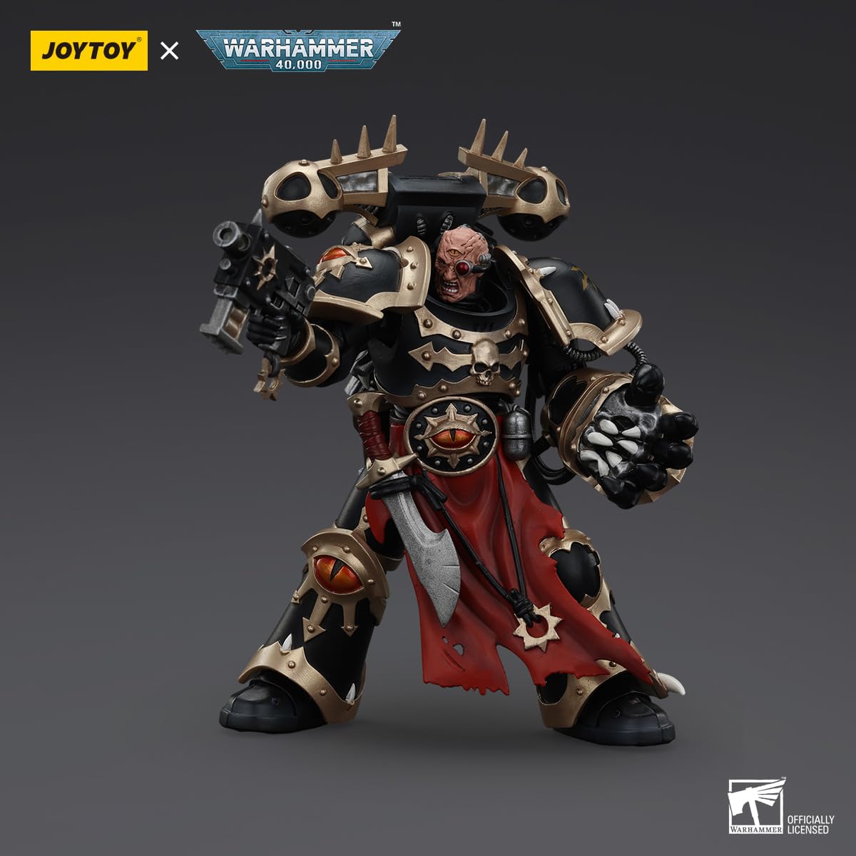 JoyToy Warhammer 40K 1/18 Action Figure Kaos Uzay Denizciler Siyah