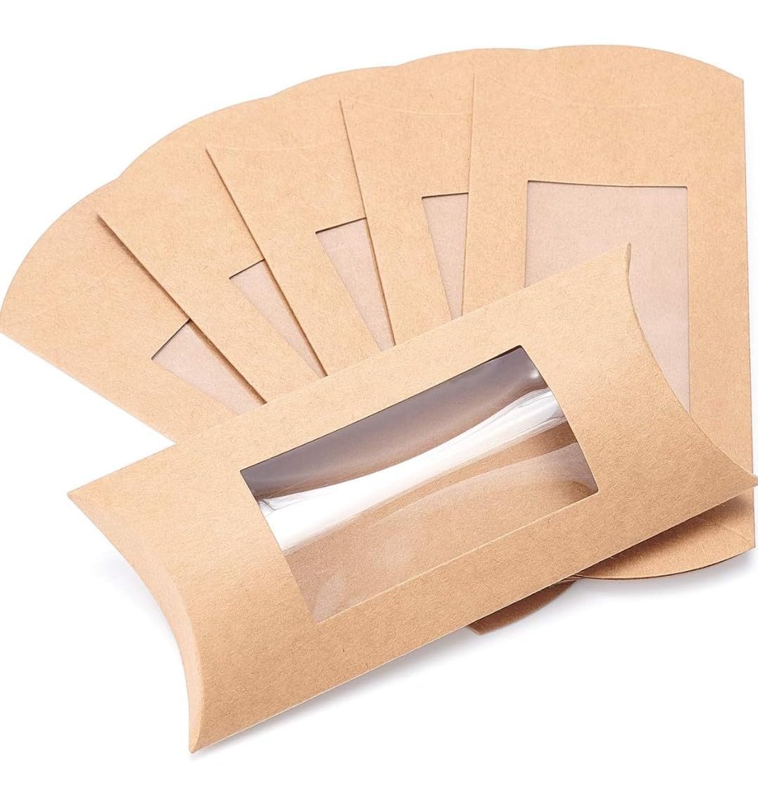 Brown Folding Gift Boxes - Pack of 50 -8