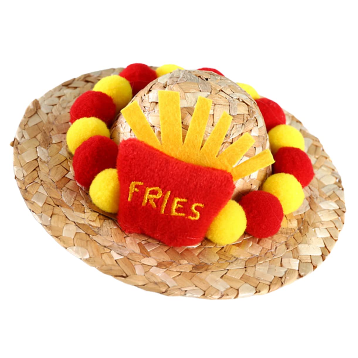 FRCOLOR 4piezas Sombrero Ajustable para Mascotas Gorro De Verano para Perros y Gatos Sombrero De Fiesta Divertido para Disfraces De Animales para Fotos y Eventos