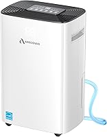 Arecovas 52 Pint Dehumidifier for Basement & Large Rooms - 4500 Sq Ft, Energy Star 2025, Drain Hose, Auto Defrost, Humidity Control