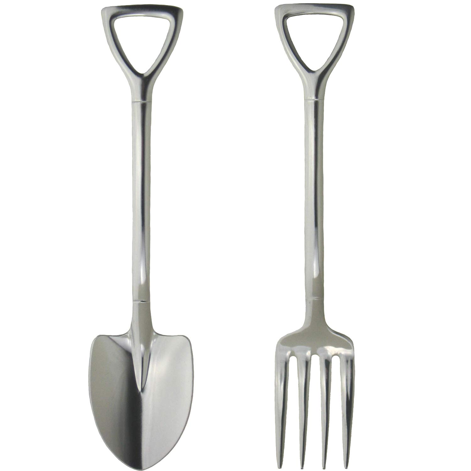 Nagao Tsubamesanjo Country Story Curry Scoop/Spaghetti Fork Mirror 2-Piece Set, Made in Japan : Home & Kitchen