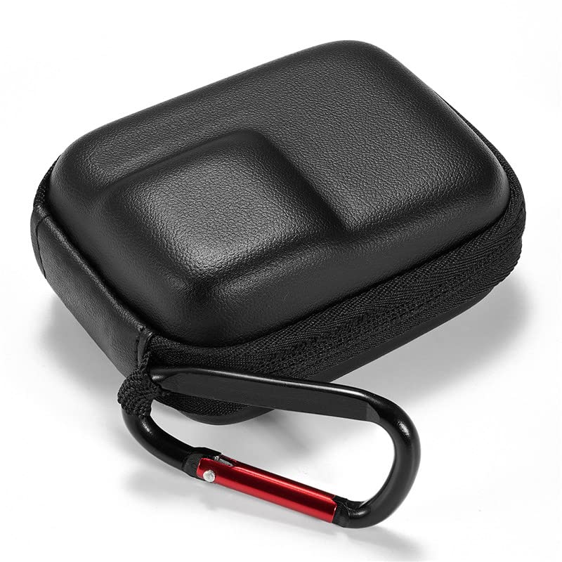 mavicair Carry Bag for Insta360 Ace Pro Action Camera EVA Hard Case, Anti-Scratch Ace/Ace Pro Carry Case with Carabiner Dual Zipper Protective Carry Case Compatible with Mount Attachment(Black)