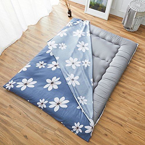 Colcha Tatami de Piso para Dormitorios de Estilo Japonés Cama 135x200 Algodón con Cremallera 2