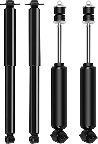 Juego de 4 amortiguadores delanteros y traseros. Juego de amortiguadores ANGLEWIDE para 1995-2005 para Chevy para Blazer, 1994-03 para Chevy para