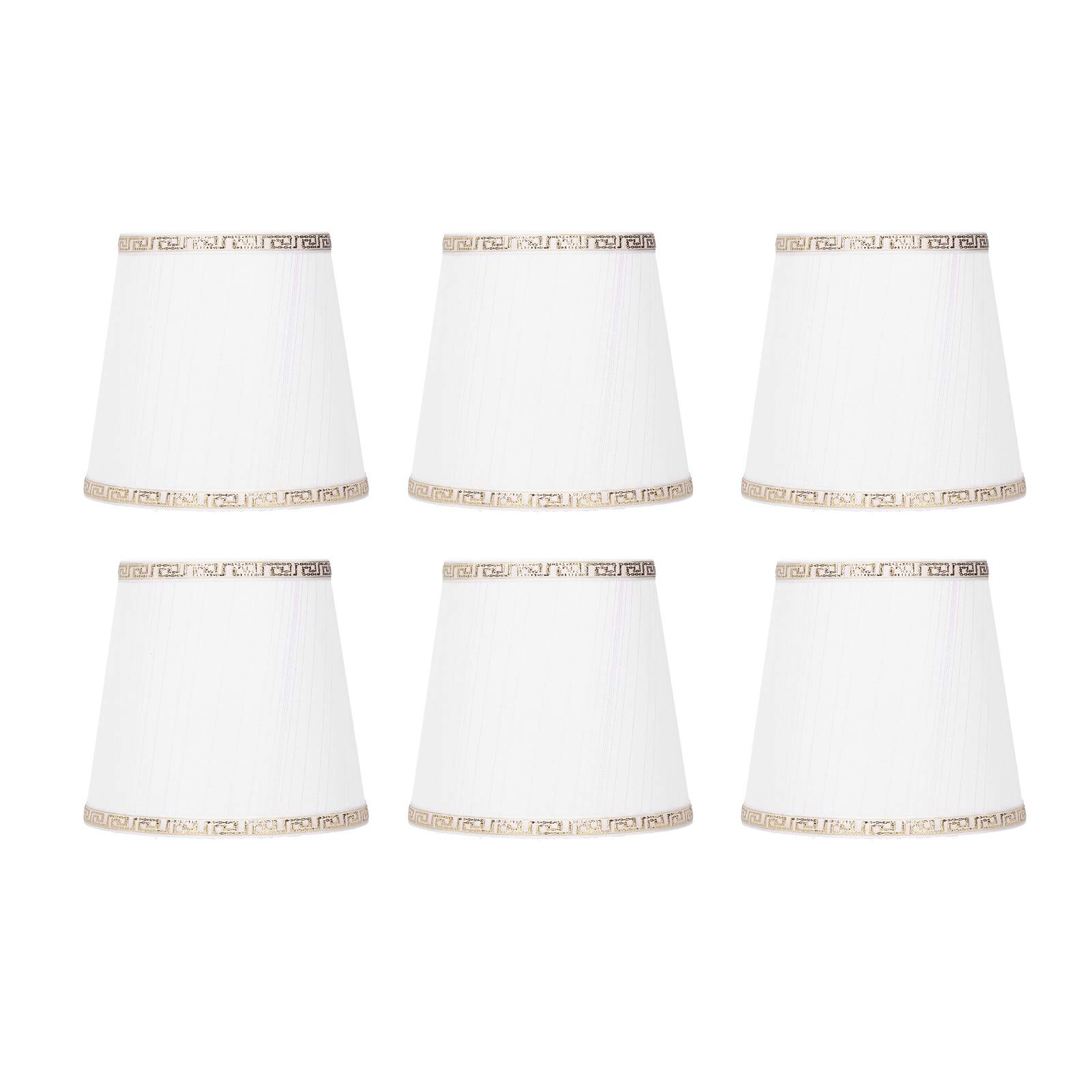 6Pcs Chandelier Lampshade, European Lamp Shade Cover for Chandelier Wall Light W/E14 Interface Lamp Base โ image 1