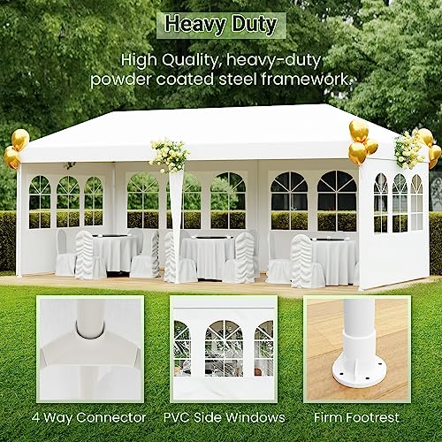 10x20 Outdoor Gazebo Wedding Tent