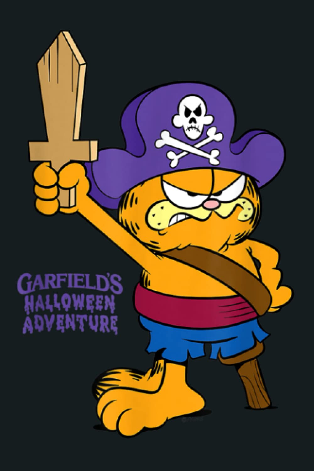 Garfield Pirate Garfield Frowning: notebook, notebook journal
