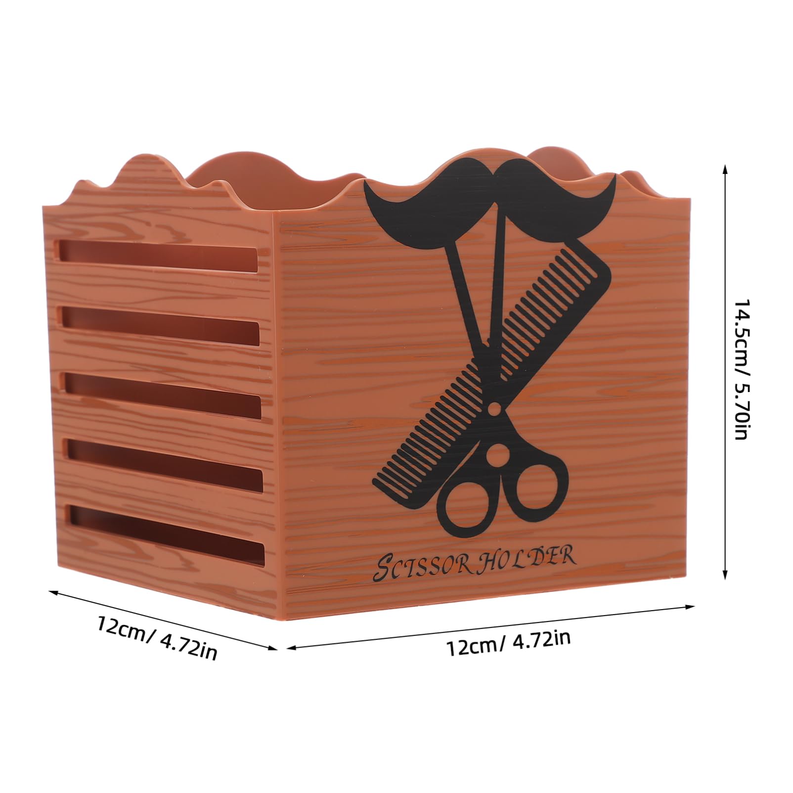 Beatifufu Hair Styling Tool Organizer Scissor Holder Hairdressing Shear Box Salon Tool Storage for Barber