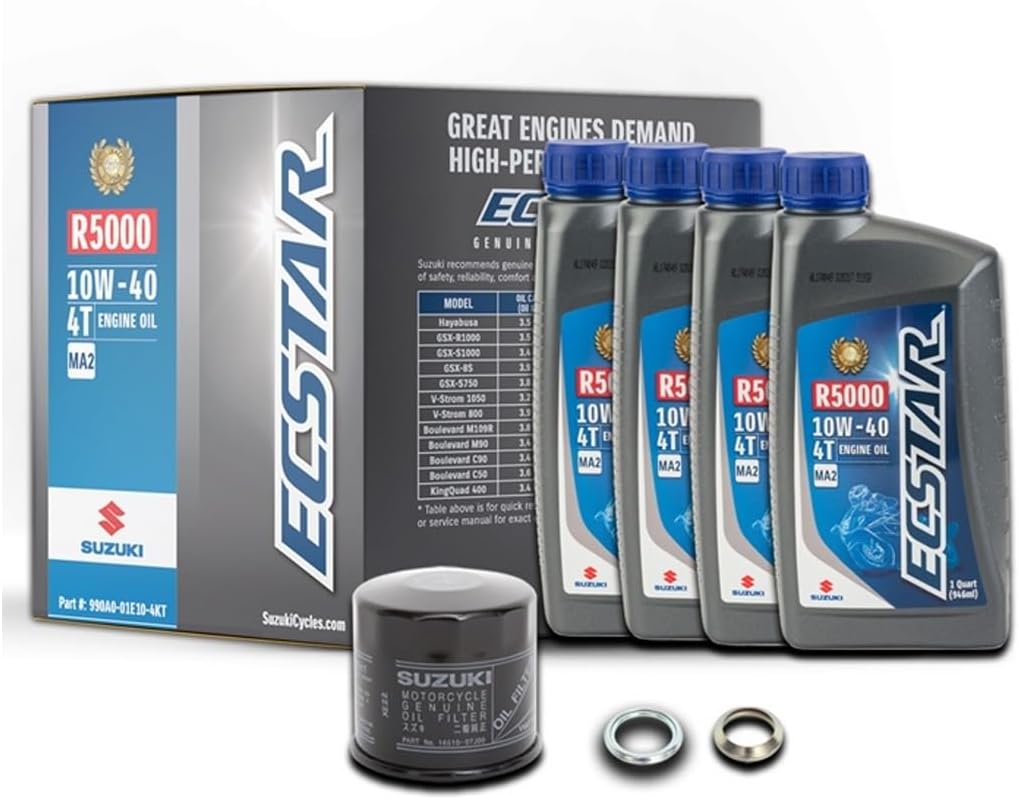 Suzuki ECSTAR R5000 Oil Change Kit 4 Quart 990A001E104KT