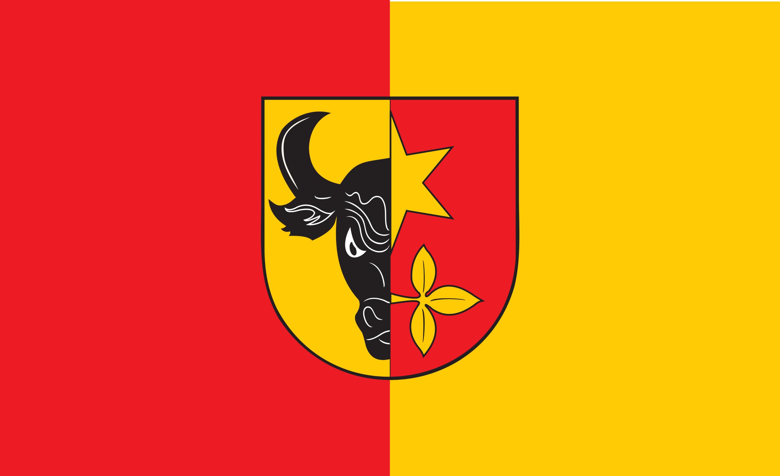 Drapeau Brueel - Drapeau de la marine de Mecklenbourg - 500 x 300 cm