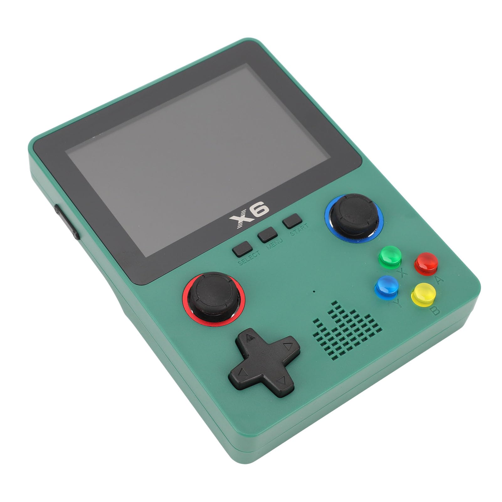 AMONIDA Console da Gioco retrò con Schermo IPS da 3,5" e Batteria da 2000 MAh per il Divertimento dei Giocatori Adulti con Scheda di Memoria da 32 GB (GREEN)
